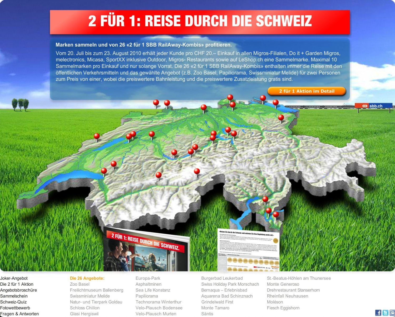 Applikation 2 für 1