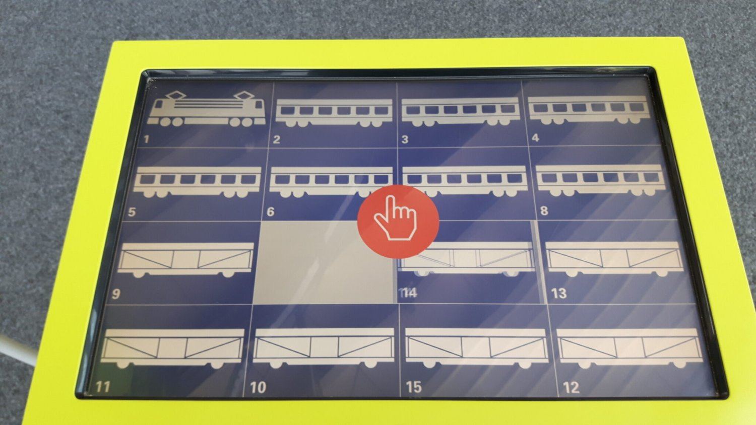Applikation "Rangierpuzzle" Login, Verkehrshaus Luzern