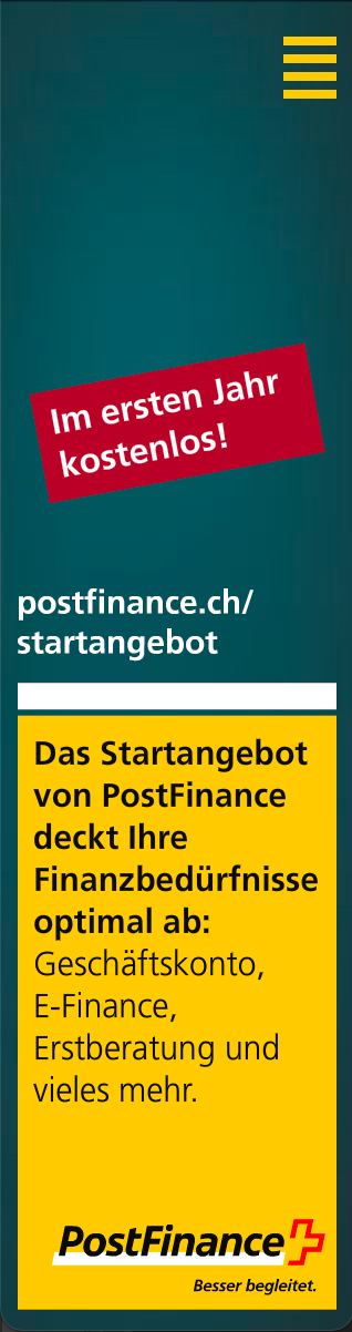 Bannerkampagne PostFinance