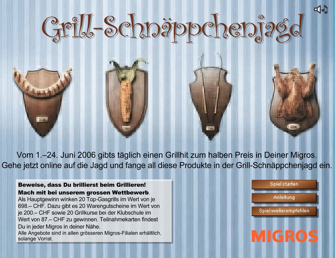 Grill-Schnäppchenspiel