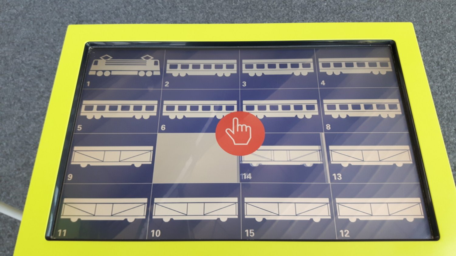 Applikation "Rangierpuzzle" Login, Verkehrshaus Luzern