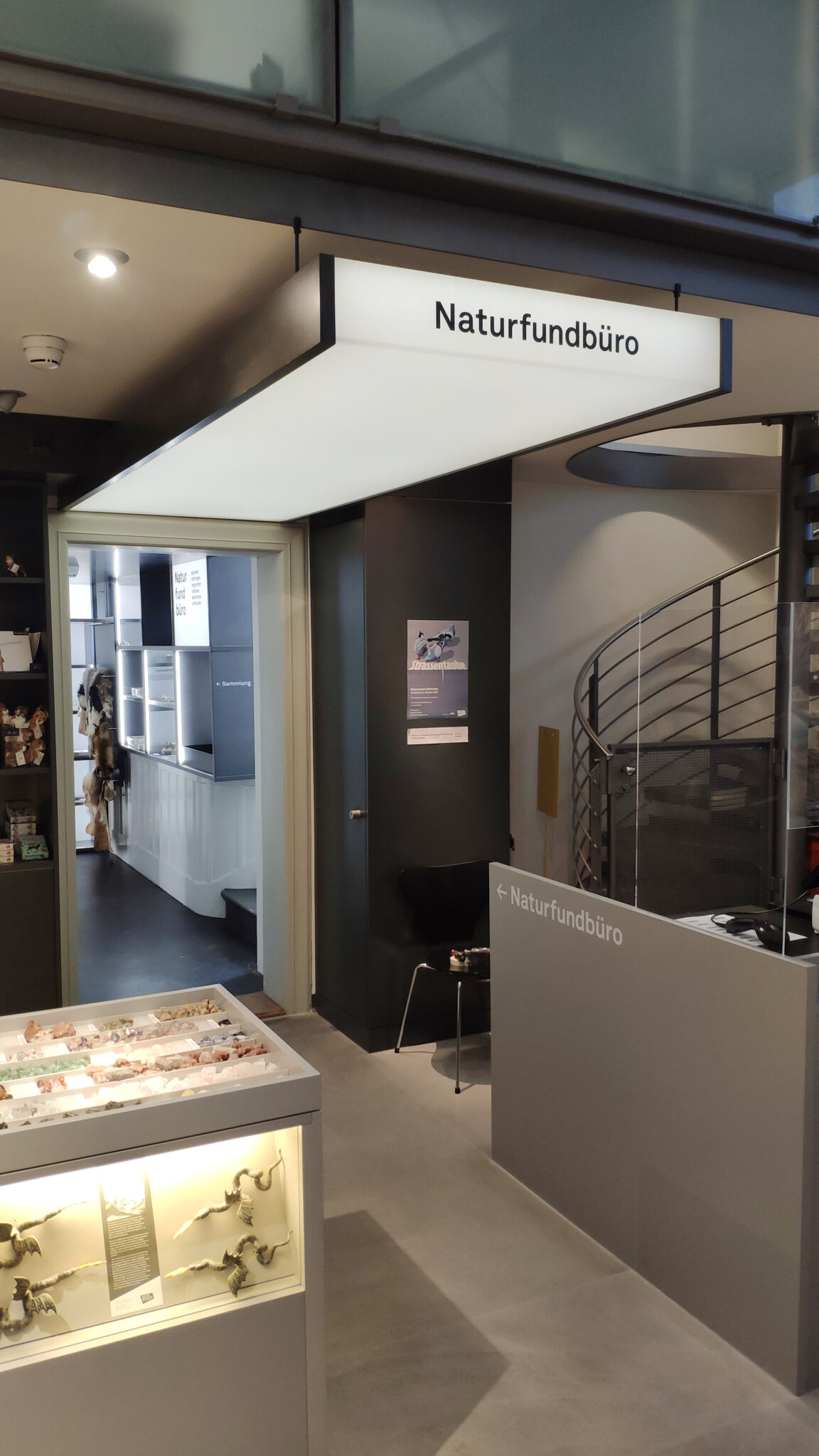 Aufwertung Eingang Naturfundbüro