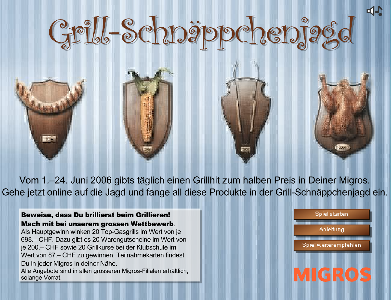 Grill-Schnäppchenspiel