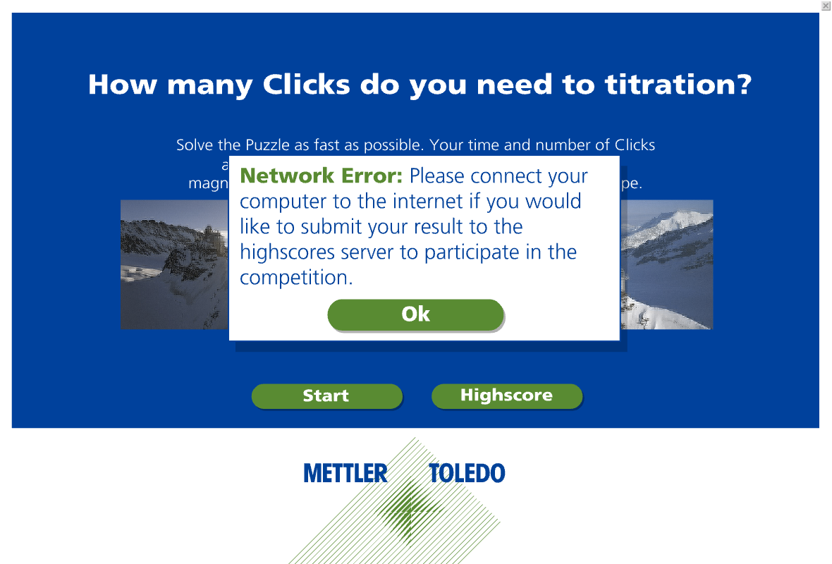 Mettler-Toledo Puzzle