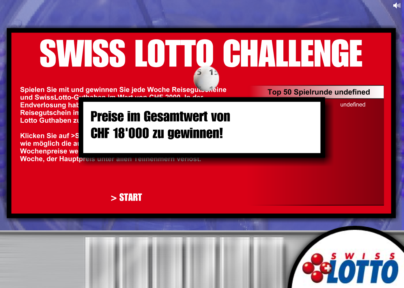 Swiss Lotto Challenge