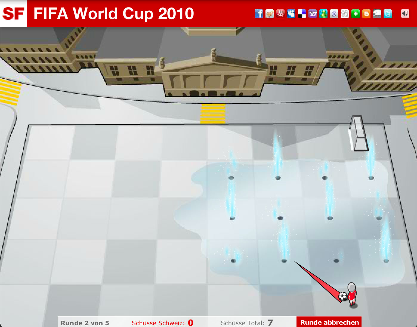 Onlinegame zur WM2010