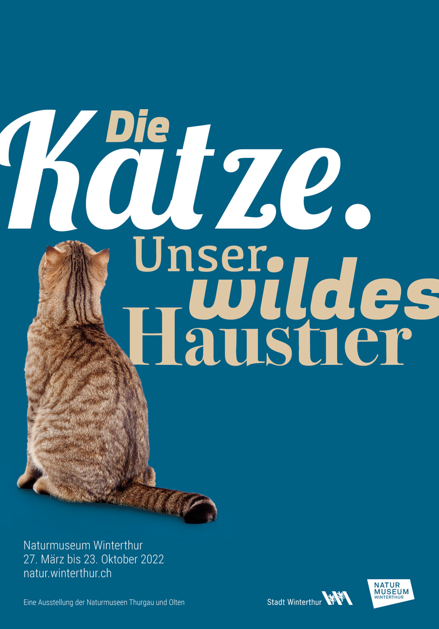 Plakat Ausstellung "Die Katze. Unser wildes Haustier"