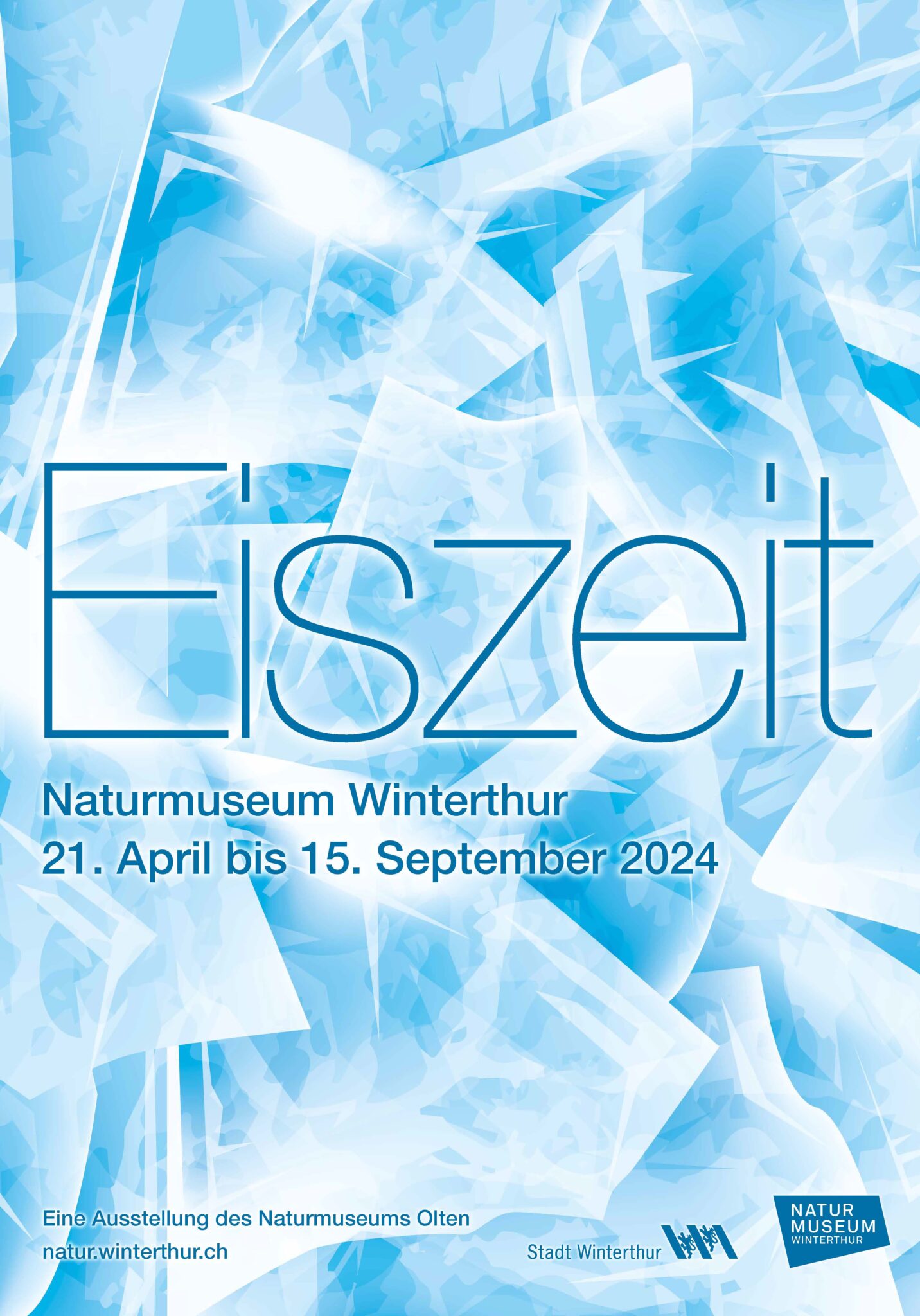 Plakat Ausstellung "Eiszeit"