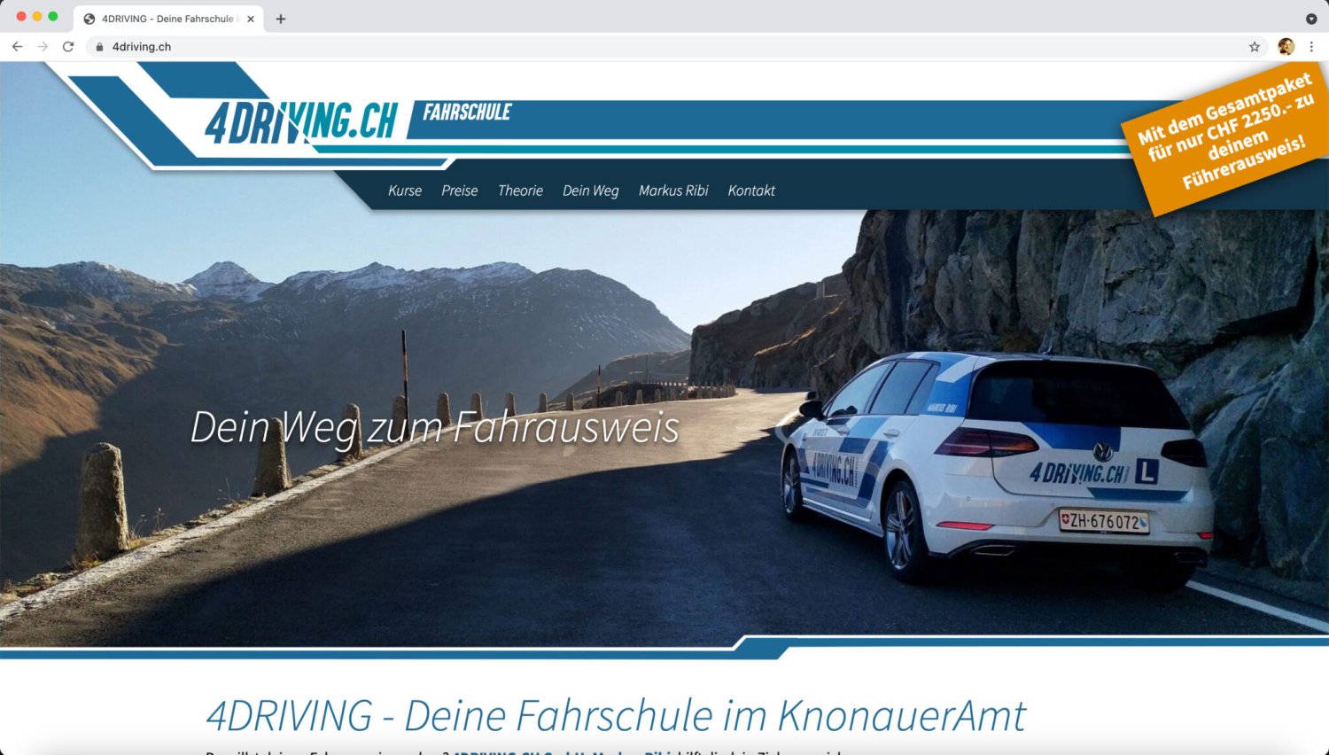 Webseite 4Driving